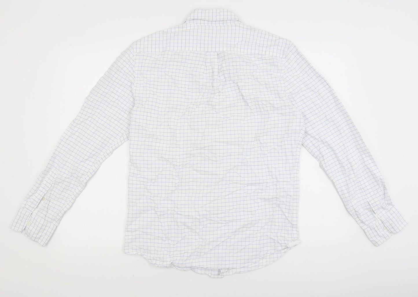 Mens UK Size M Gap White  Button-Up Long Sleeve Casual Shirt