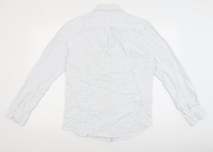 Mens UK Size M Gap White  Button-Up Long Sleeve Casual Shirt