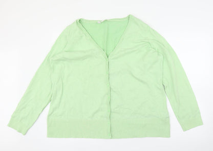 BPC Womens Green   Cardigan Jumper Size XL