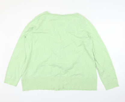 BPC Womens Green   Cardigan Jumper Size XL