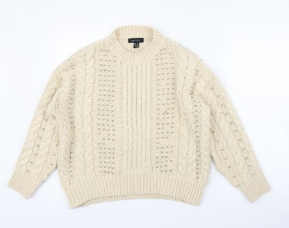 New Look Womens Ivory   Pullover Jumper Size S