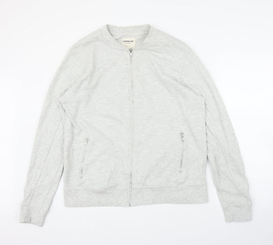 Cedar Wood State Mens Grey   Full Zip Jumper Size XL