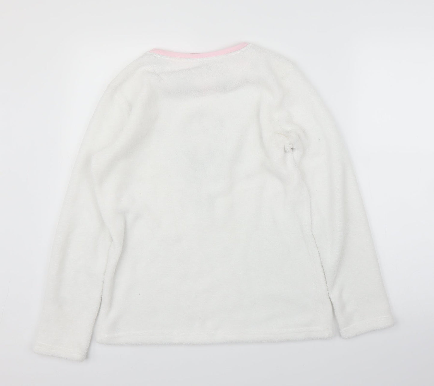 Young Dimension Girls White Solid  Top Pyjama Top Size 13 Years  - Bambi, Disney