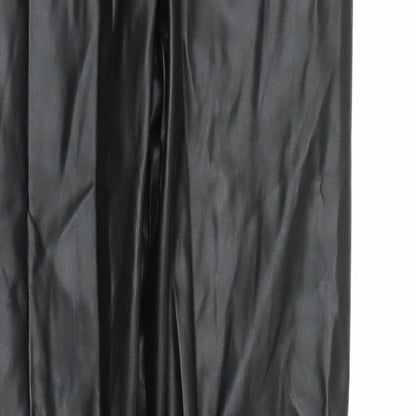 Womens UK Size 8 PRETTYLITTLETHING Regular Fit Carrot Black Trousers