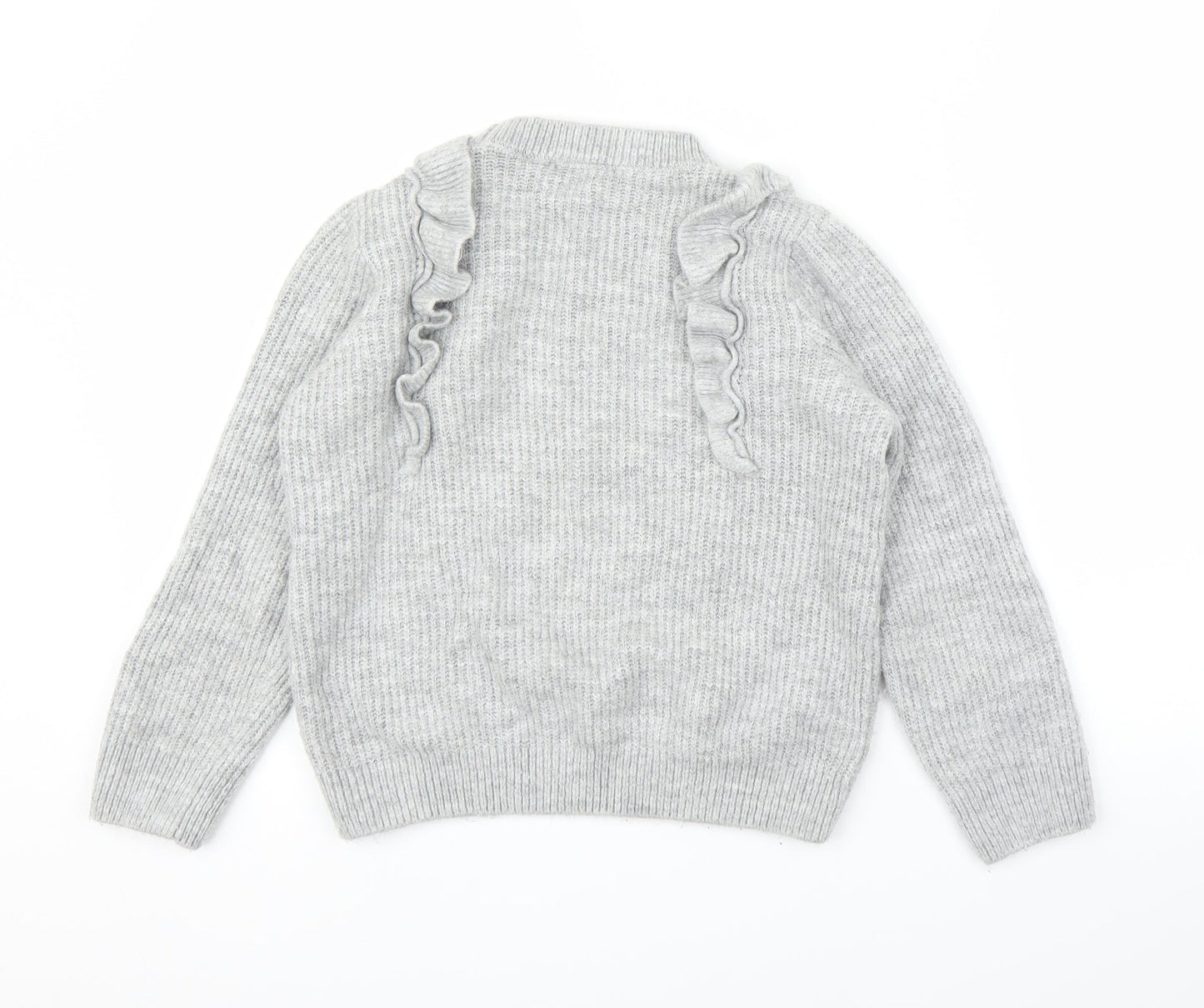 George` Girls Grey   Pullover Jumper Size M