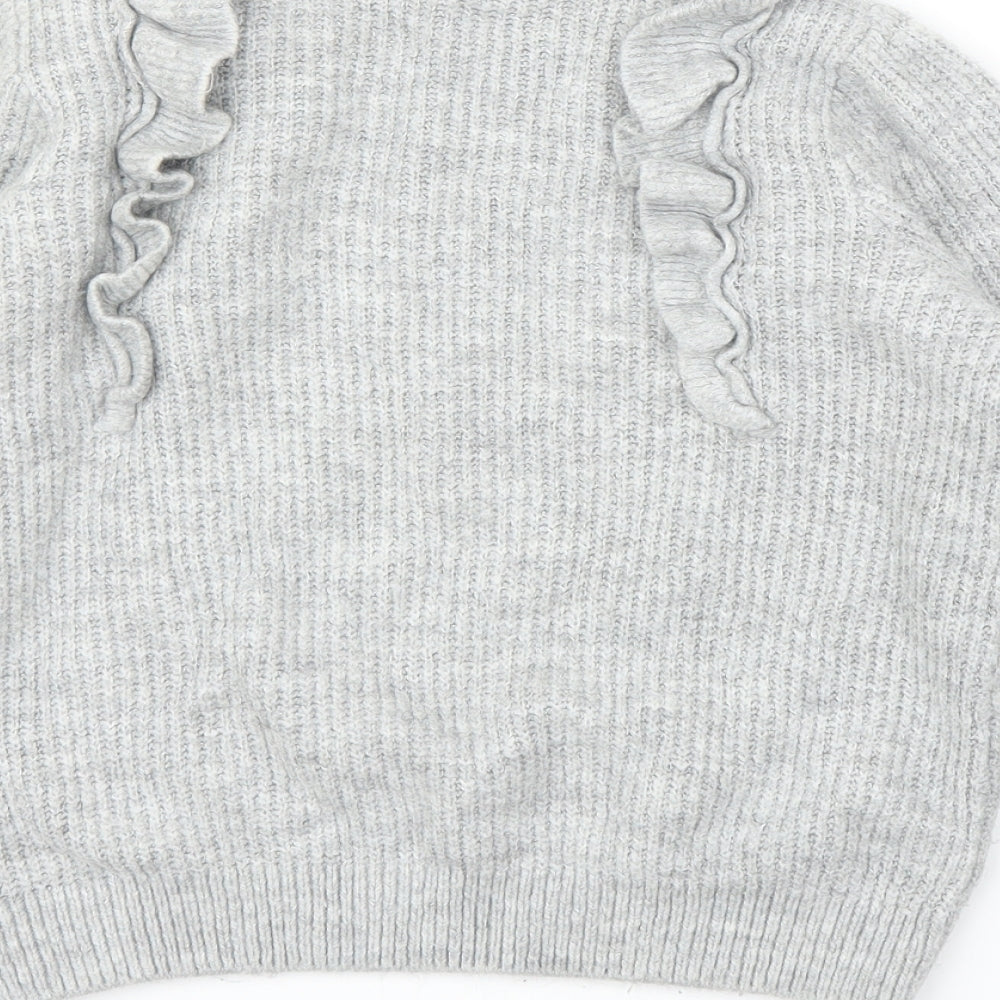 George` Girls Grey   Pullover Jumper Size M