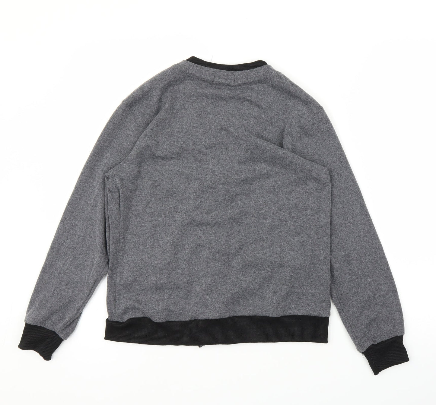 Yuanzhiqian Womens Grey   Cardigan Jumper Size S