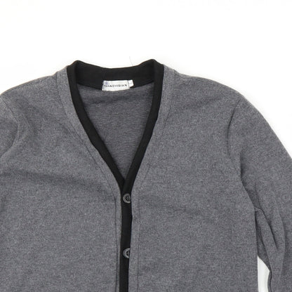Yuanzhiqian Womens Grey   Cardigan Jumper Size S