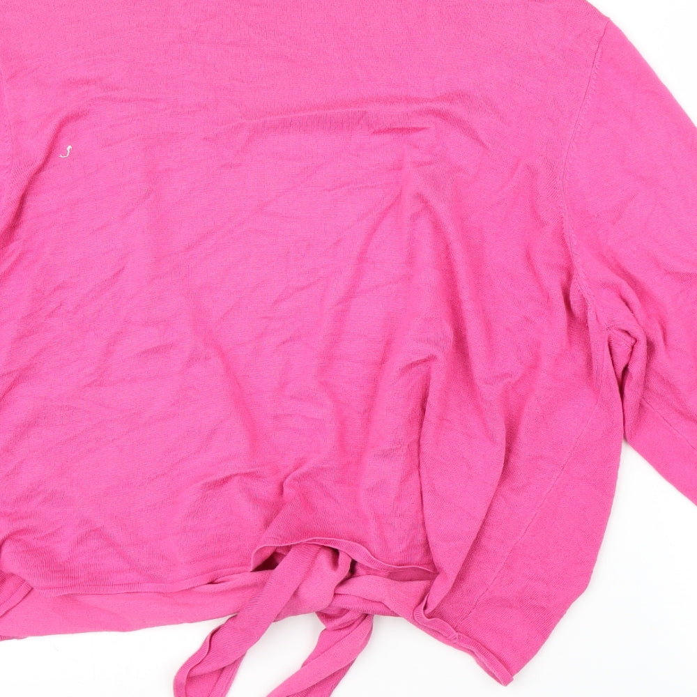 BHS Womens Pink   Cardigan Jumper Size XL