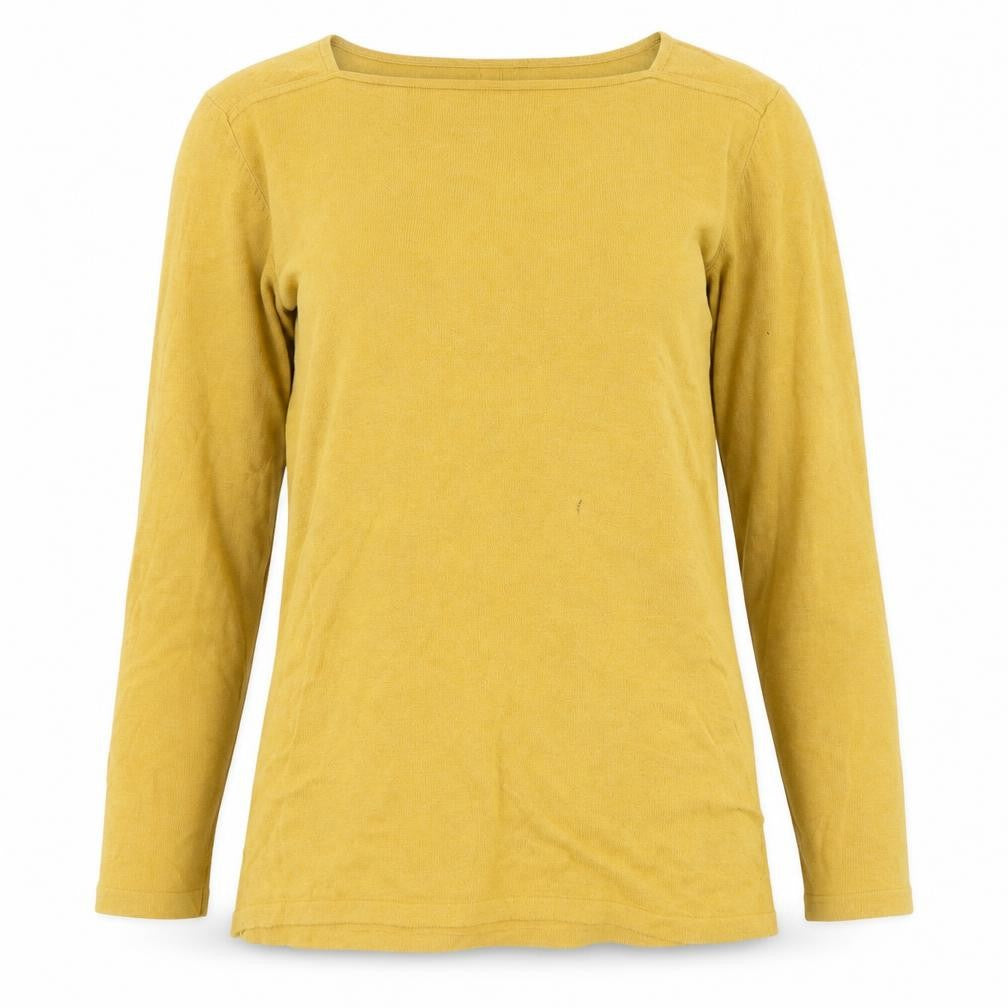 Womens UK Size 6 NEXT Yellow Basic Blouse