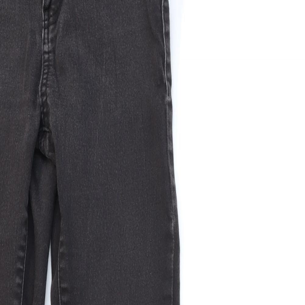 Denim & Co. Womens Black  Denim Skinny Jeans Size 8 L27 in