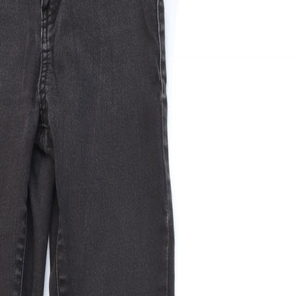 Denim & Co. Womens Black  Denim Skinny Jeans Size 8 L27 in