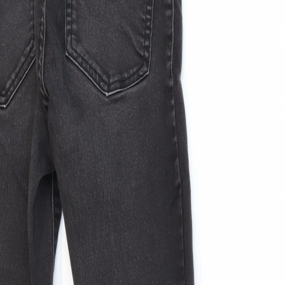 Denim & Co. Womens Black  Denim Skinny Jeans Size 8 L27 in