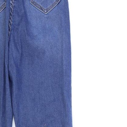 Boohoo Womens Blue  Denim Skinny Jeans Size 10 L25 in