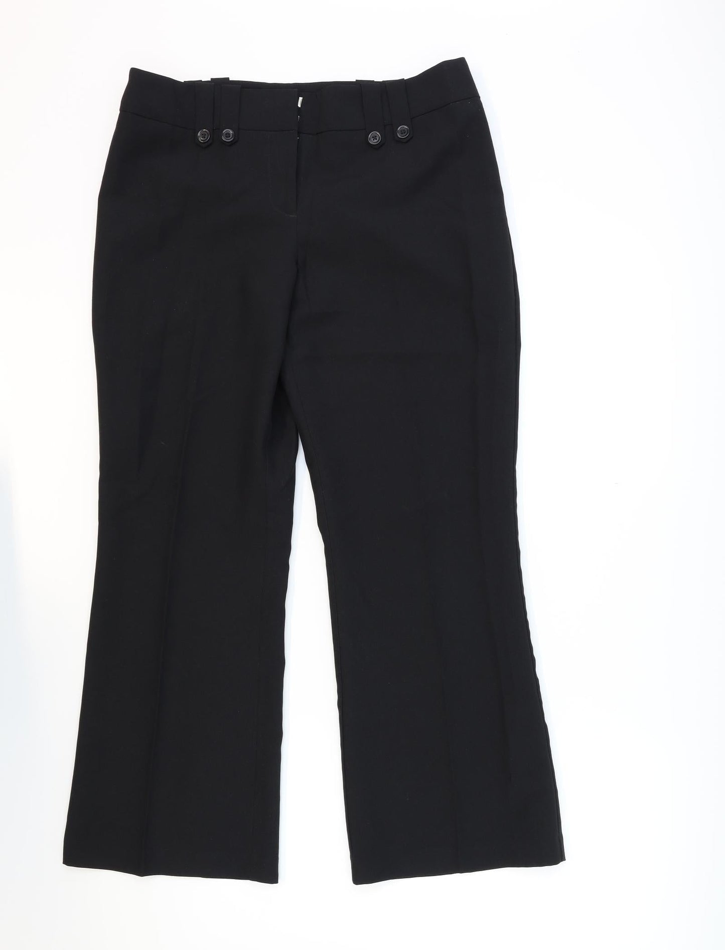 George Womens Black   Trousers  Size 12 L26 in