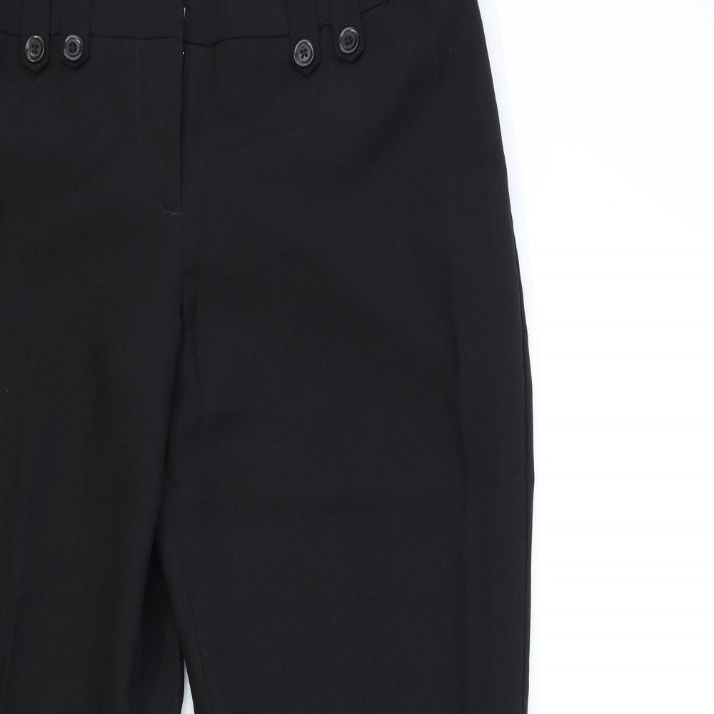George Womens Black   Trousers  Size 12 L26 in