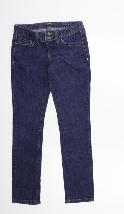 Womens UK Size 25 in Esprit Regular Fit Straight Blue Jeans