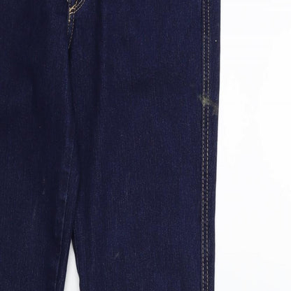 Womens UK Size 29 in H&M Regular Fit Skinny Blue Jeans