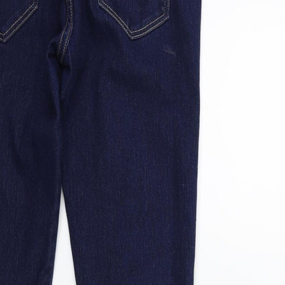 Womens UK Size 29 in H&M Regular Fit Skinny Blue Jeans