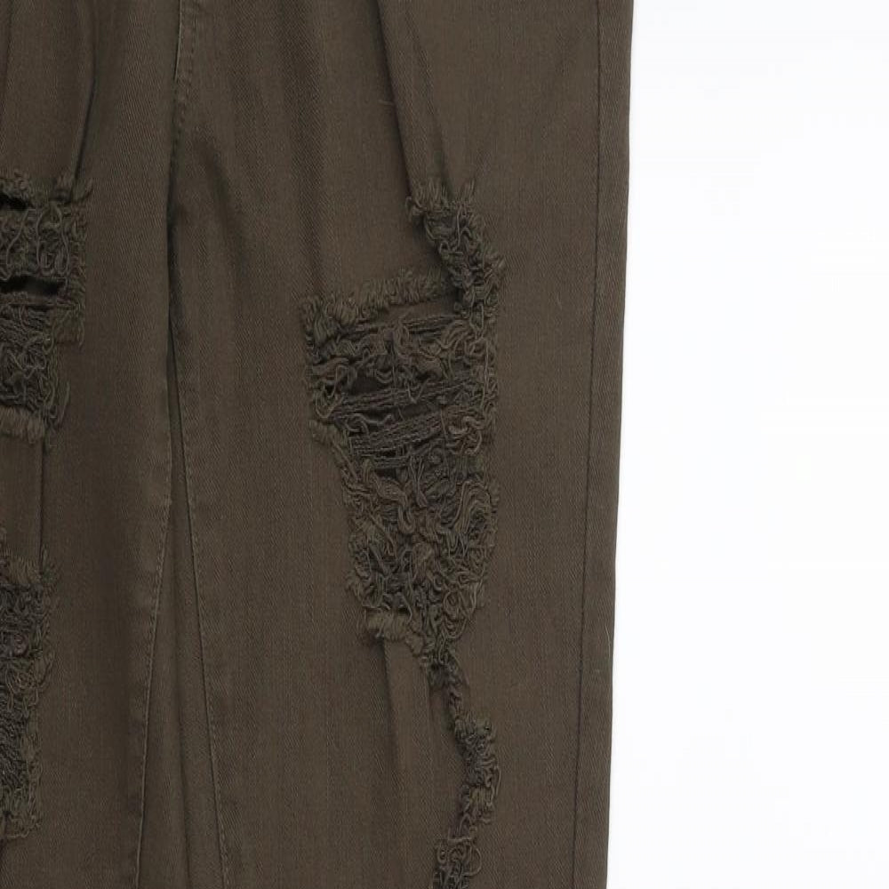 FOREVER 21 Womens Green  Denim Skinny Jeans Size 27 in L30 in