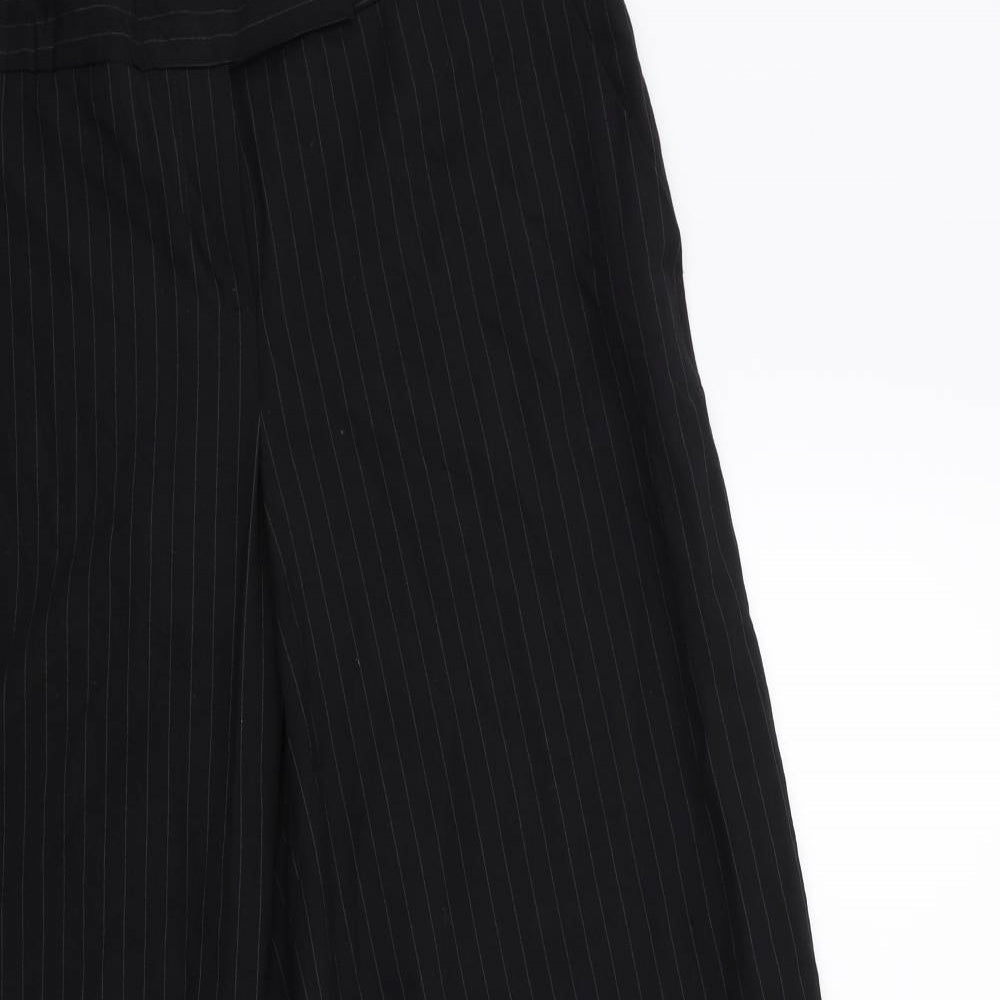 Womens UK Size 32 in H&M Regular Fit  Black Trousers