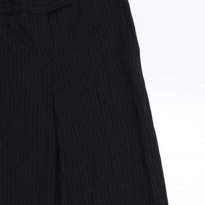 Womens UK Size 32 in H&M Regular Fit  Black Trousers