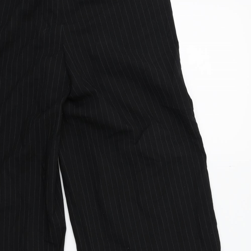Womens UK Size 32 in H&M Regular Fit  Black Trousers