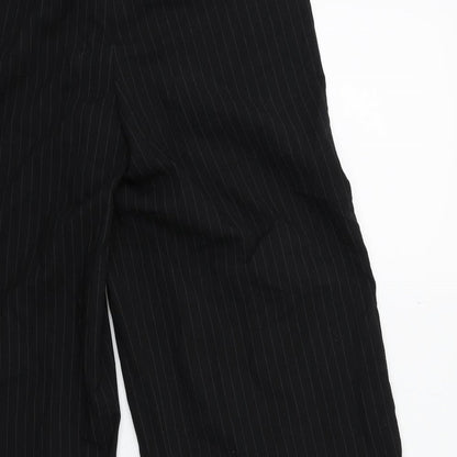 Womens UK Size 32 in H&M Regular Fit  Black Trousers
