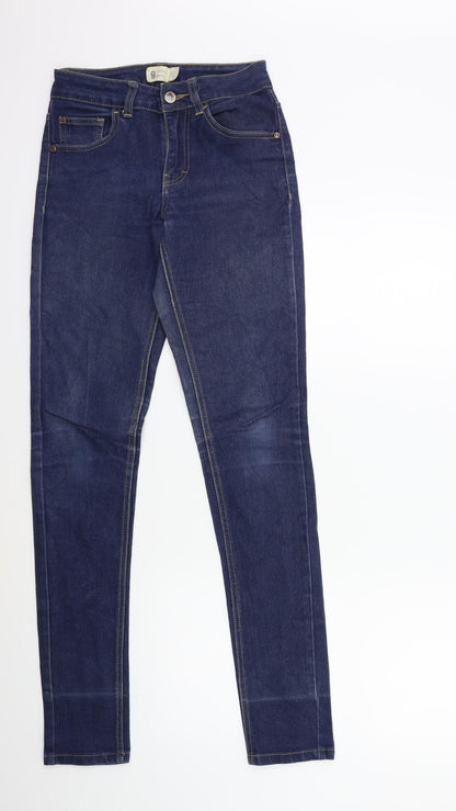 Womens UK Size 25 in Gina Tricot Regular Fit Skinny Blue Jeans