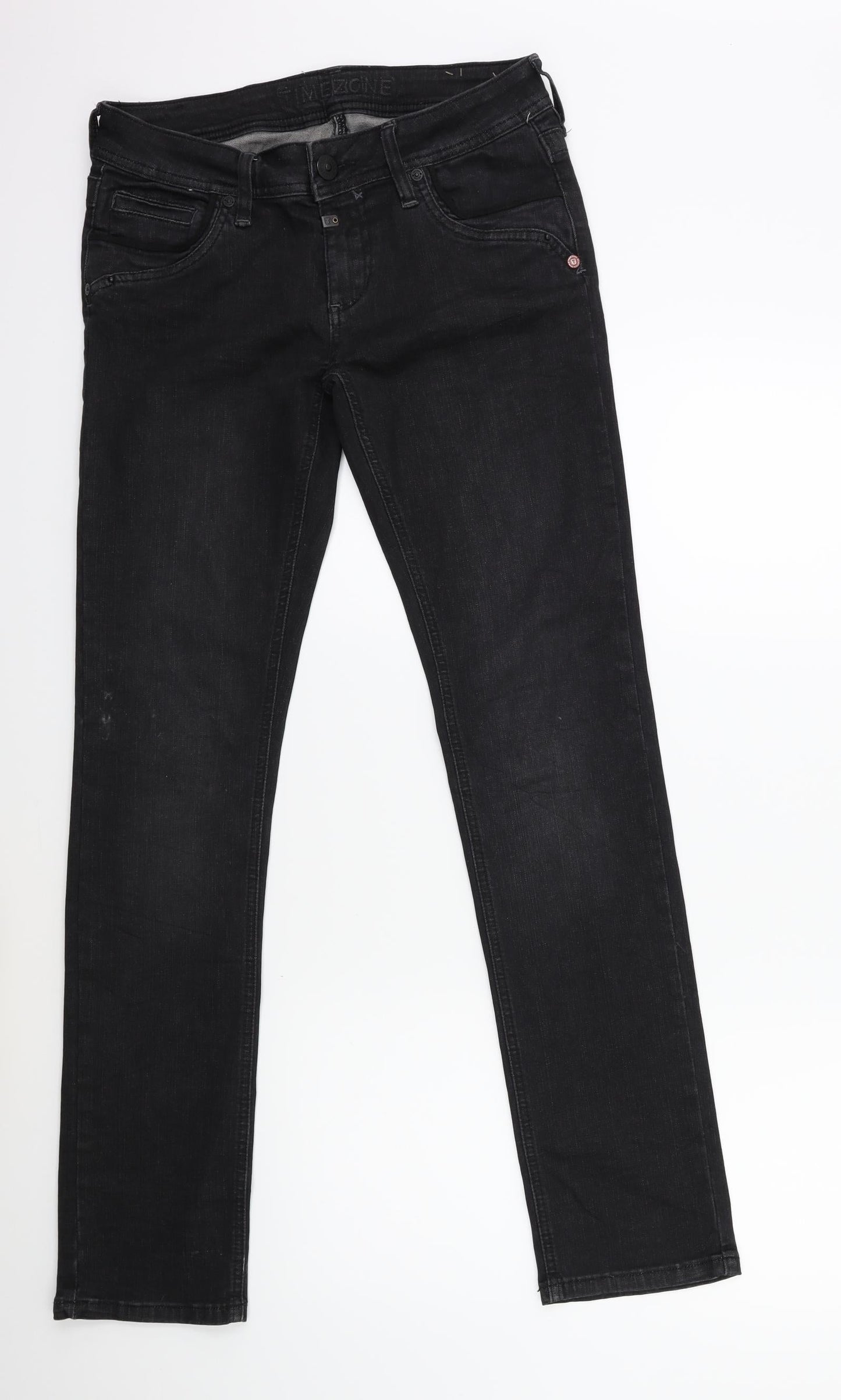 timeszone Womens Black  Denim Skinny Jeans Size 26 in L32 in
