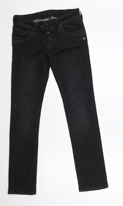 timeszone Womens Black  Denim Skinny Jeans Size 26 in L32 in