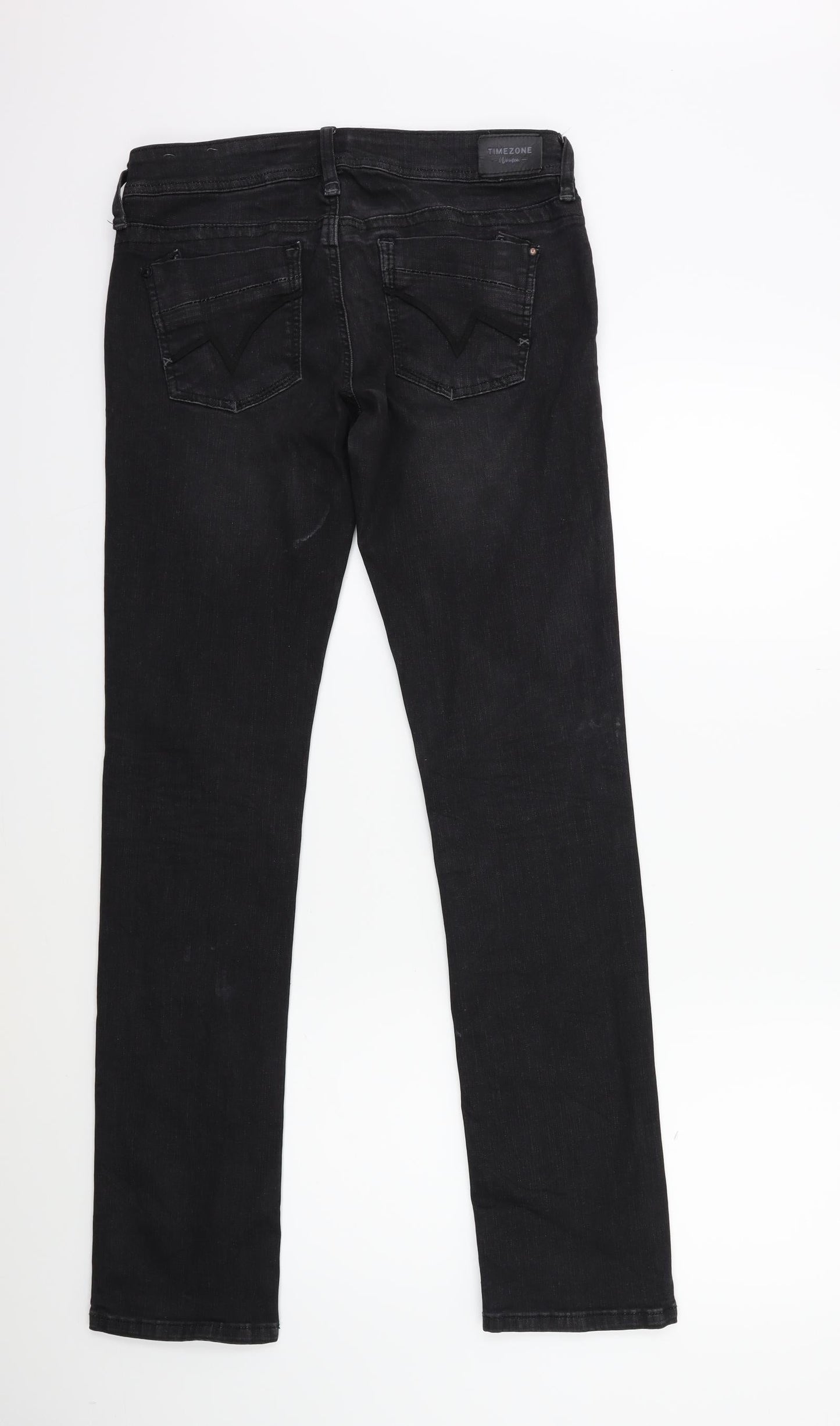 timeszone Womens Black  Denim Skinny Jeans Size 26 in L32 in