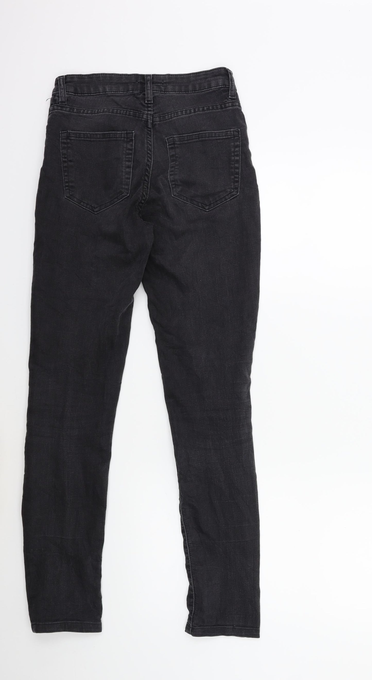 Womens UK Size 6 H&M Regular Fit Skinny Black Jeans