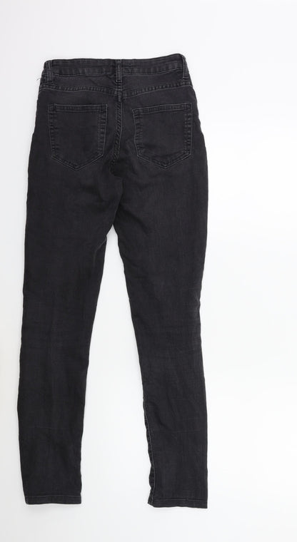 Womens UK Size 6 H&M Regular Fit Skinny Black Jeans