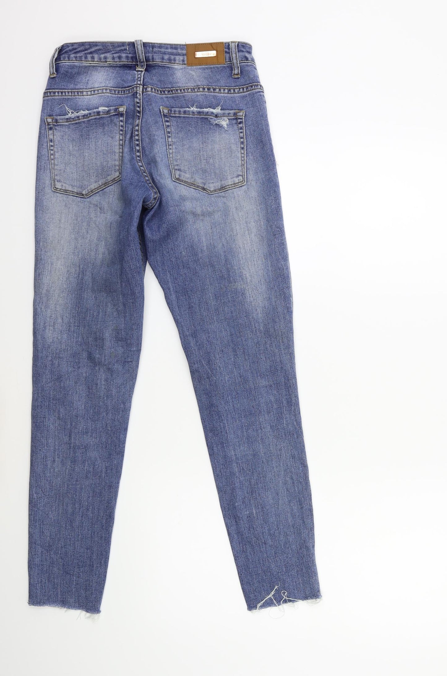 Womens UK Size 28 in Preworn Regular Fit Skinny Blue Jeans