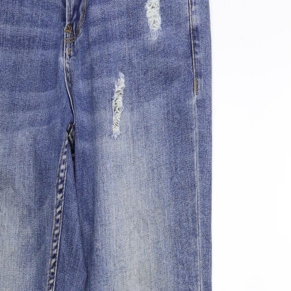 Womens UK Size 28 in Preworn Regular Fit Skinny Blue Jeans