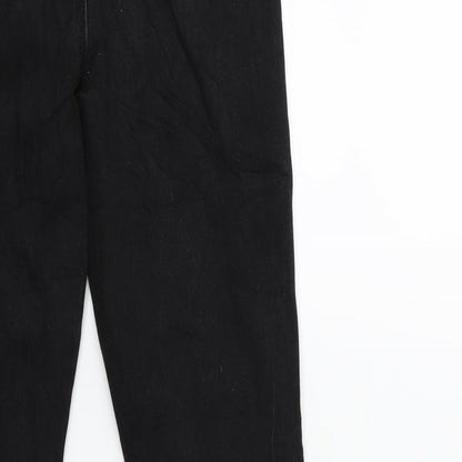 Denim & Co. Womens Black  Denim Skinny Jeans Size 8 L28 in