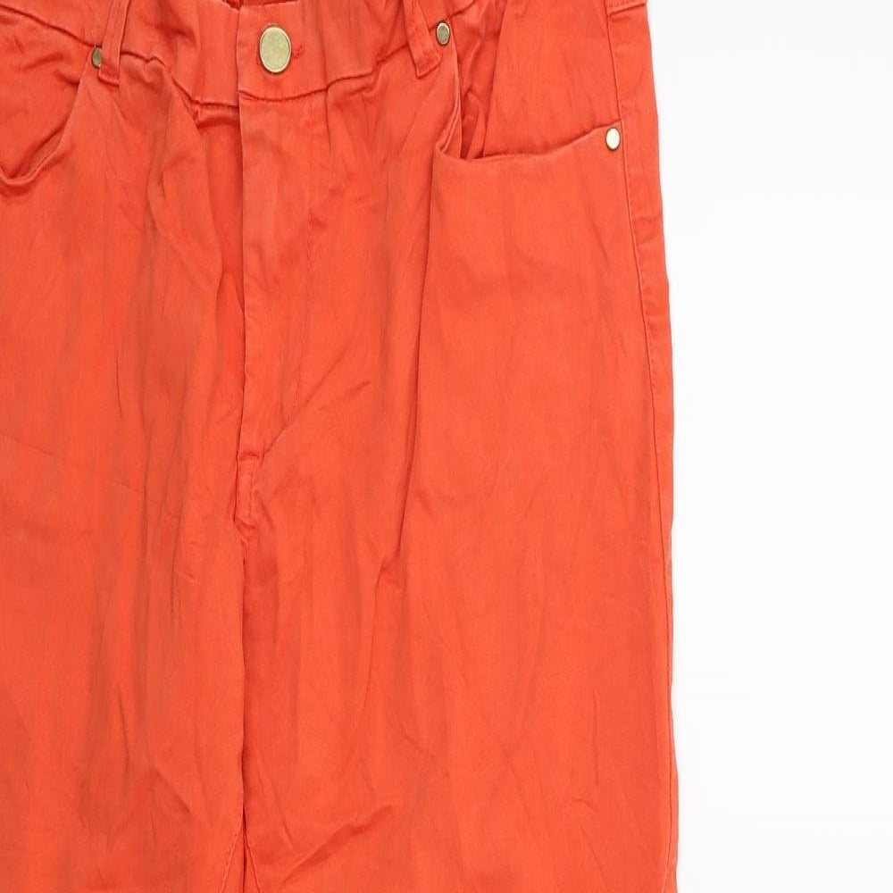 Womens UK Size 16 Lindex Regular Fit  Red Trousers