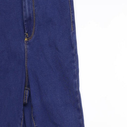 Denim & Co. Womens Blue  Denim Skinny Jeans Size 6 L25 in