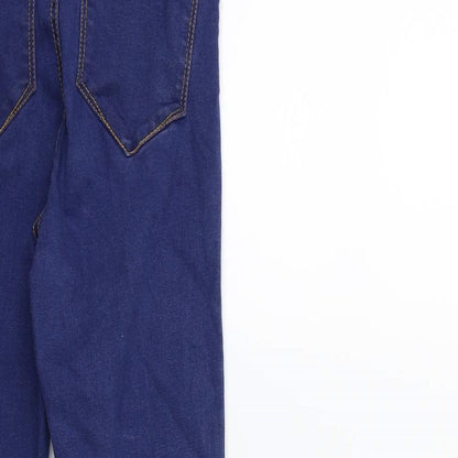 Denim & Co. Womens Blue  Denim Skinny Jeans Size 6 L25 in