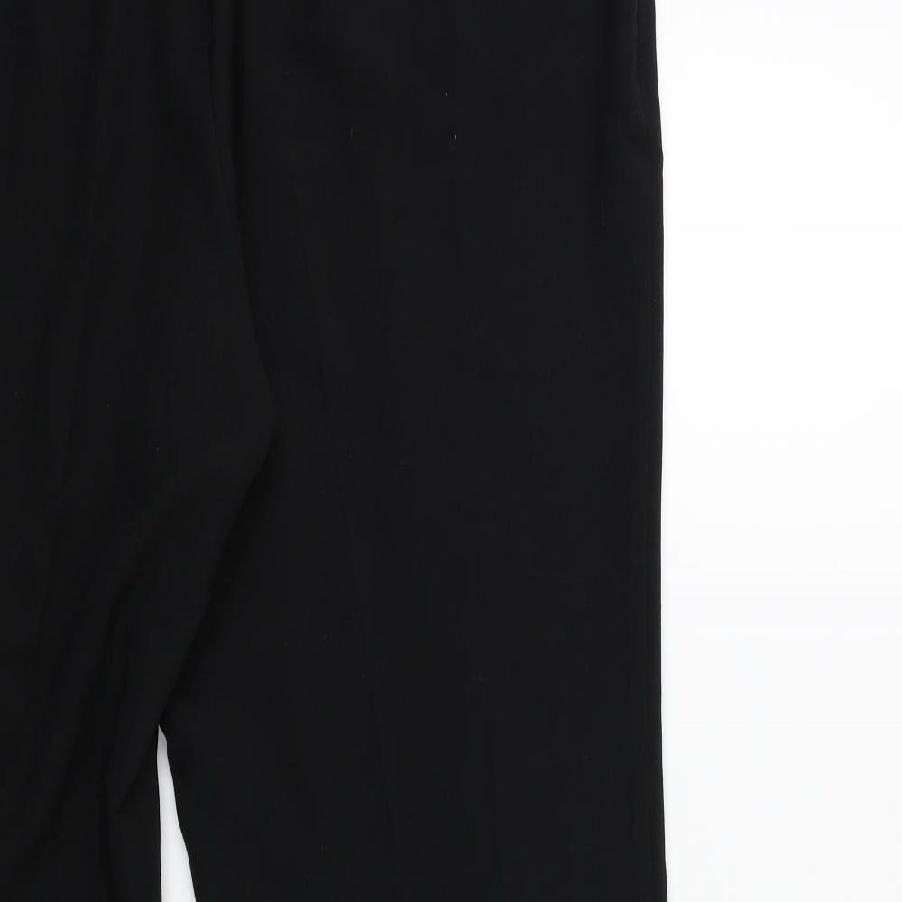 Womens UK Size 20 Papaya Regular Fit  Black Trousers