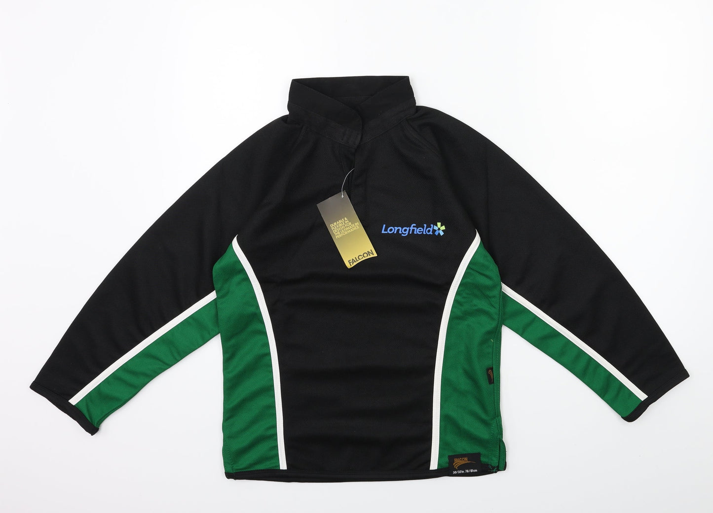 Falcon Mens Black    Polo Size S