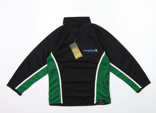 Falcon Mens Black    Polo Size S