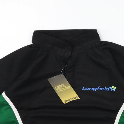 Falcon Mens Black    Polo Size S