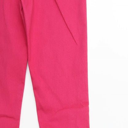 Womens UK Size 10 H&M Regular Fit Skinny Pink Jeans