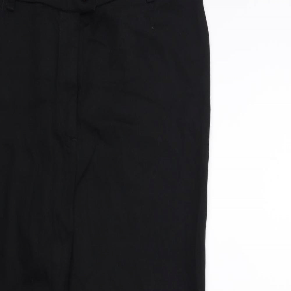 Womens UK Size 10 H&M Regular Fit Snow Pants Black Trousers