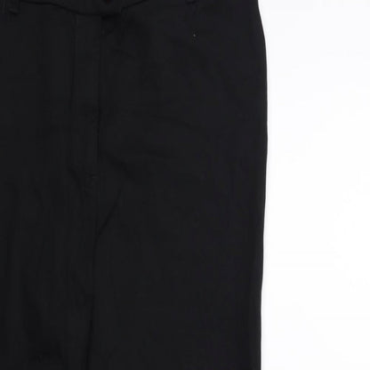 Womens UK Size 10 H&M Regular Fit Snow Pants Black Trousers