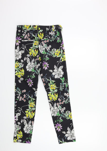 Womens UK Size 8 H&M Regular Fit  Black Trousers
