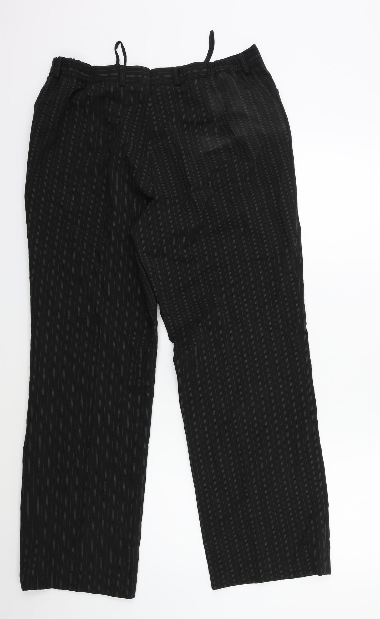 Womens UK Size 32 in Preworn Regular Fit  Black Trousers