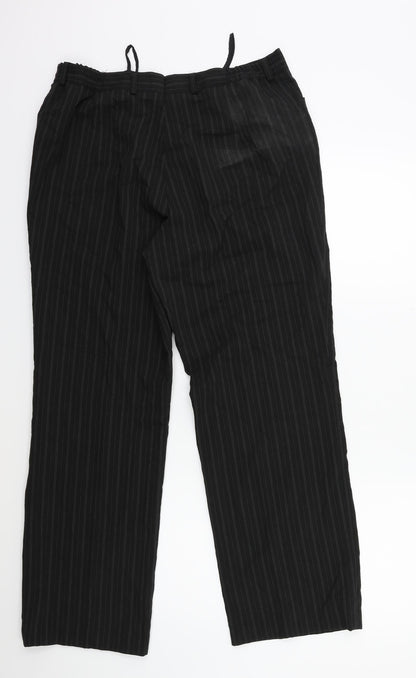 Womens UK Size 32 in Preworn Regular Fit  Black Trousers